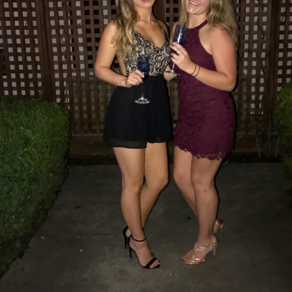 Backless Romper/dress